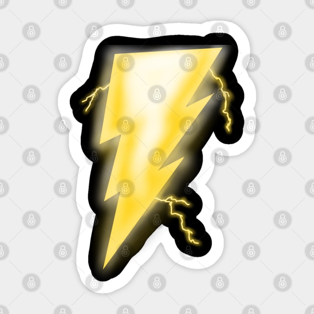 LAZY COSPLAY: Black Adam Sticker by PickledGenius